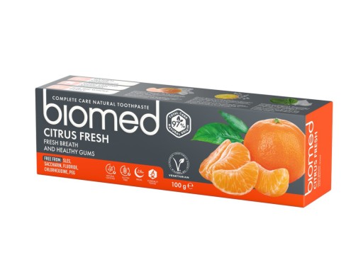 Splat Biomed Citrus Fresh zubná pasta 100 ml Citrus bez fluoridu