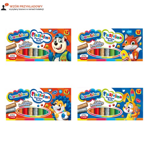 Plastelína 12col Bambino