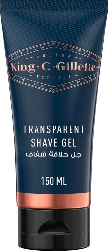 Gillette priehľadný gél na holenie King *C* 150 ml