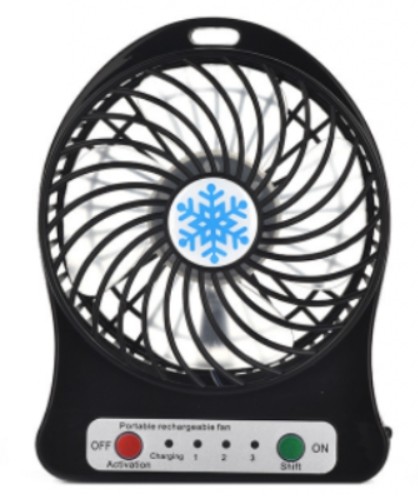 Prenosný bezdrôtový ventilátor s batériou