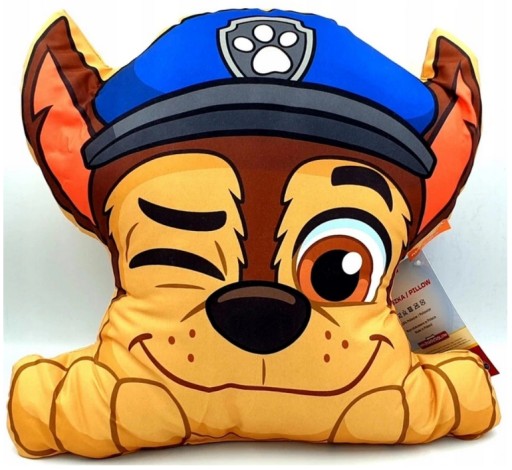 Vankúš v tvare psa Chase od Nickelodeon's Paw Patrol