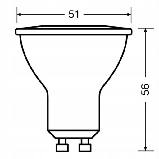 OSRAM HALOGEN LED žiarovka GU10 2,8W = 25W 2700K