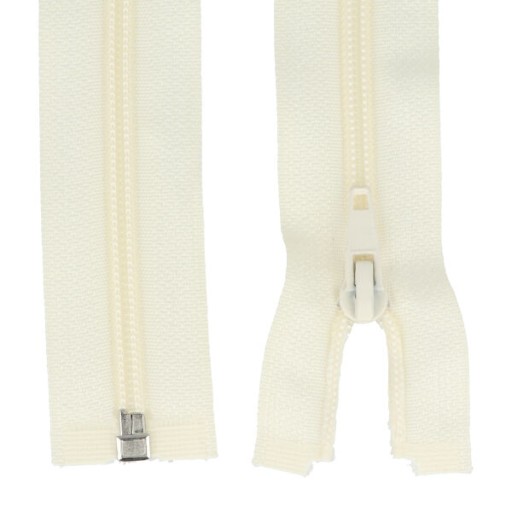 ŠPIRÁLOVÝ Zips #5 - 30 CM - ECRU