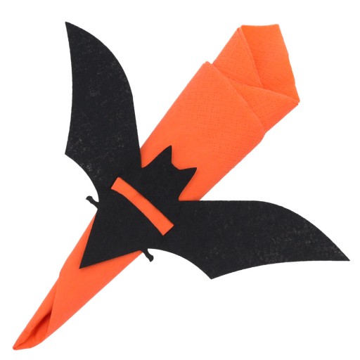 Ozdobné obaly na halloweenske príborové obrúsky
