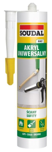 SOUDAL ACRYLIC Walls Strop FLEXIBLE WHITE 280 ml