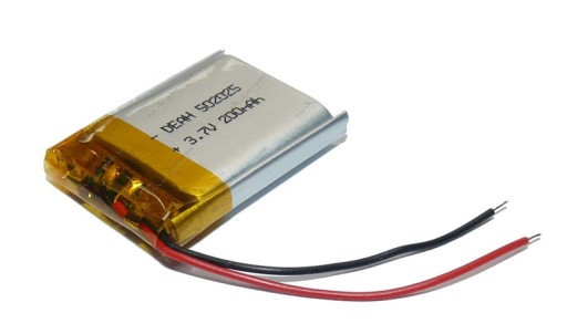 Nabíjateľná batéria Mp3 GPS RC 502025 200mAh