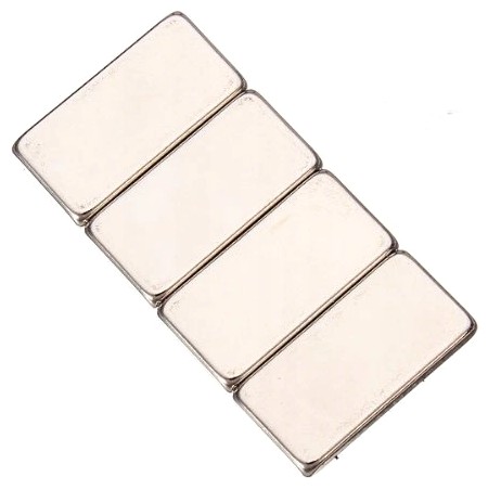 NEODYMIOVÉ MAGNETY 10x5x1 mm 10 KS