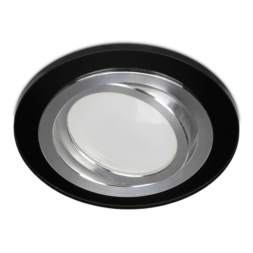 SET BLACK ROUND MOVABLE svietidlo +LED GU10 7W