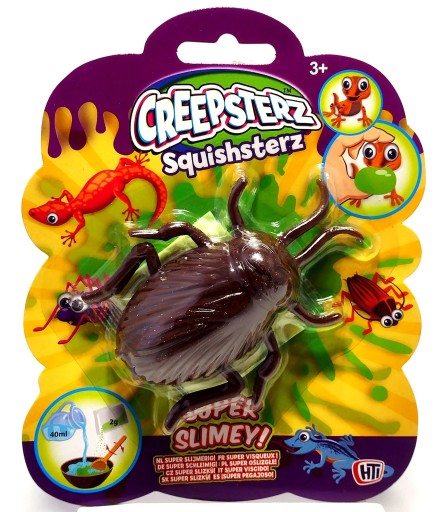 Figúrka CREEPSTERZ BEETLE WORM SO SLIZOVÝM SQUISHY GADGETOM PRE DETI