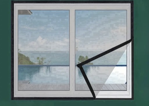 SIEŤKA PROTI KOMÁROM NA OKNO OKENNÁ SIEŤ PEVNÁ PEVNÁ BIELA 130X150 CM + VELCRO