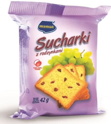 Mamut sucháre s hrozienkami 235 g
