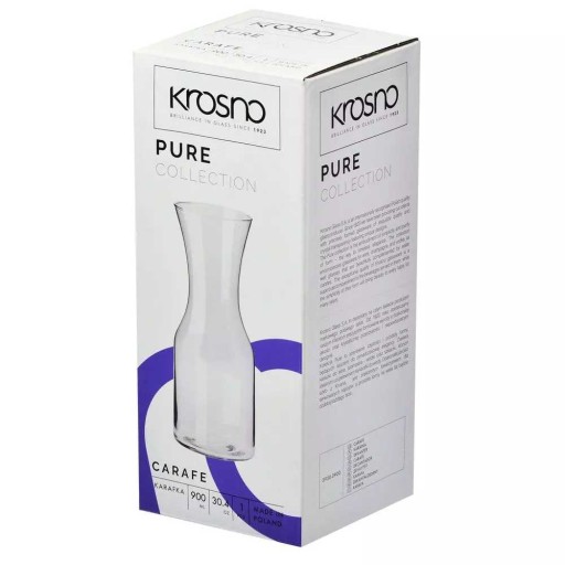 Karafa na vodu na šťavu 0,9l Pure - KROSNO