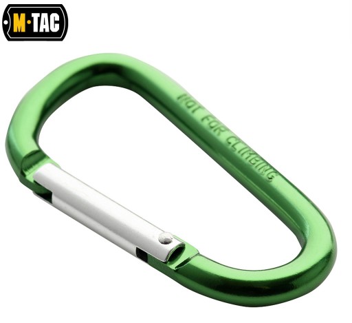 TAKTICKÁ KARABÍNA 8 cm HLINÍKOVÁ M-TAC OLIVOVÁ
