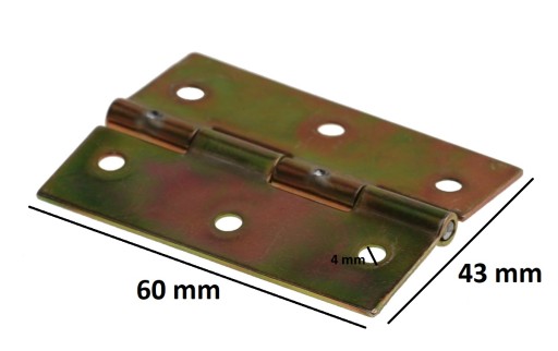 PLOCHANÝ NÁBYTOVÝ PÁN NA NÁBYTOK 60x43 MM SET
