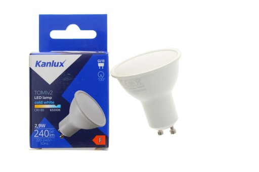 KANLUX TOMI V2 ŽIAROVKA 34963 2,9W CW GU10