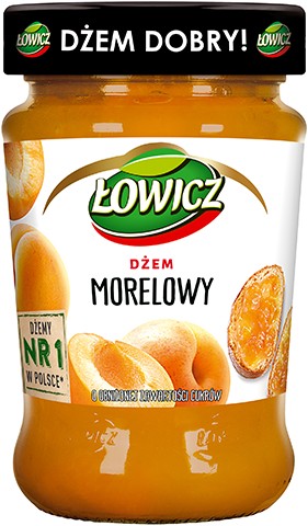 ŁOWICZ Marhuľový džem 280g