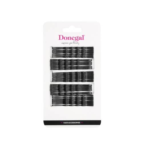 Donegal Ihličky do vlasov 7 cm 40 ks - Čierne