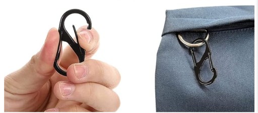 DVOJITÁ KARABÍNA S 40MM NA KĽÚČE KARABÍNY