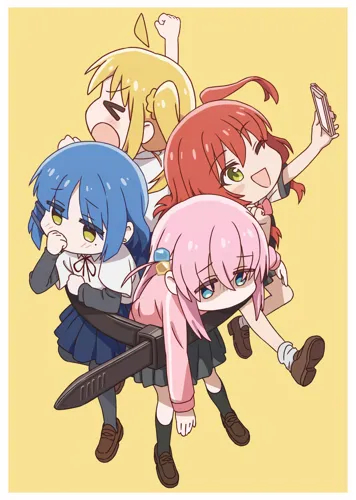 Plagát anime Manga Bocchi the Rock! BTR_002 A3