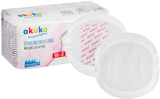 Akuku A0160 DENNÉ LAKTAČNÉ VLOŽKY 60 KS
