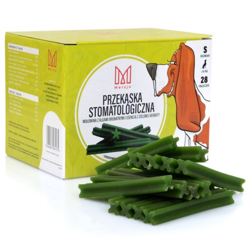 DENTÁLNY POKLAD PRE PSOV DENTÁLNA SNACK - HOVÄDZIE S 28 ks