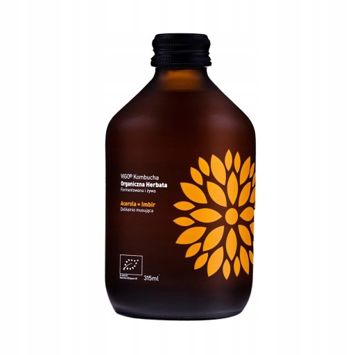 Kombucha Zázvor+Acerola BIO 330 ml
