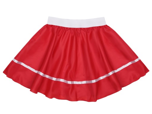 Elastická sukňa, ČERVENÝ outfit, 40 cm