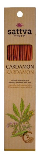 Sattva Natural Incense Kardamónové kadidlo 30G