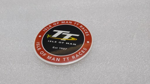 NÁLEPKA ISLE OF MAN TT RACES 6,8 x 6,8 cm