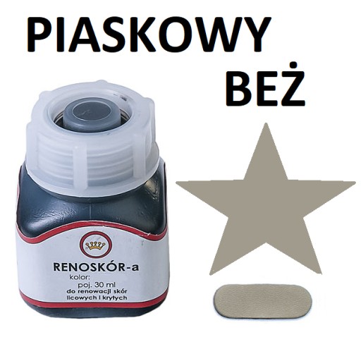 FARBA NA KOŽU RENOSKIN piesková béžová