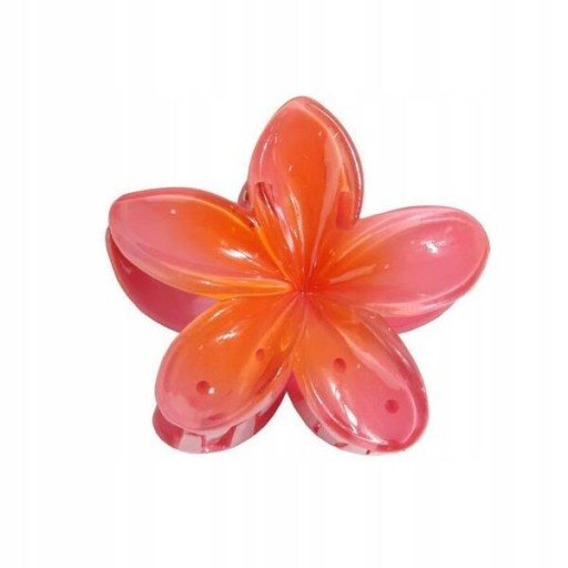 ECARLA spona do vlasov Flower Moana Ombre červená SP287
