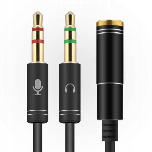 Adaptér na kábel slúchadiel Splitter Jack 3.5 KVALITA