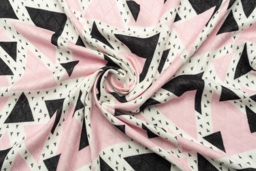 BAMBUSOVÁ PLIENKA 100% bambusová viskózová plienka TRIANGLE RUŽOVÁ 75x75