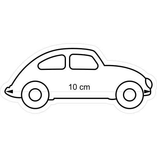 Vykrajovač na sušienky Car Auto 9 10 cm