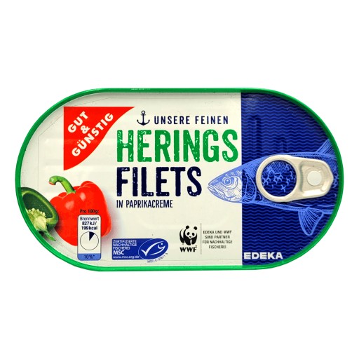 Gut & Gunstig Hernings Filety v paprikacreme