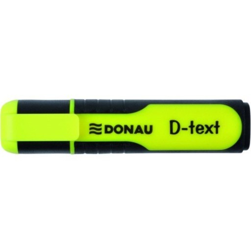 Fluorescenčný zvýrazňovač Donau d-text, žltý