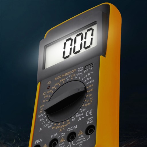 PROFESIONÁLNY MERAČ PRÚDU, LCD MULTIMETER