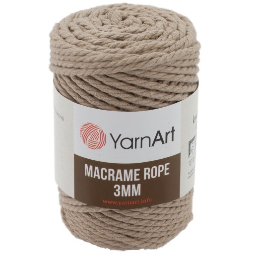 Krútená šnúra YarnArt | Macrame lano 3mm | 768