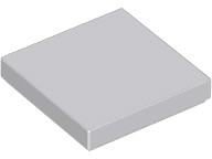 LEGO dlaždice 2x2 svetlosivá LBG 4211413 3068b - 12ks