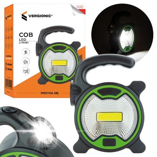 VÝKONNÁ DIELENSKÁ LAMPA COB LED LAMPA S RÚČKOU
