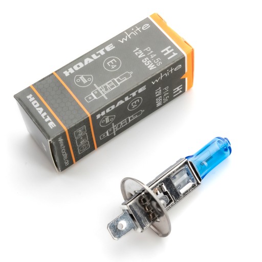 2x ŽIAROVKA H1 SUPER BIELA + W5W 12V 55W E4 XENON SADA STUDENÁ BIELA