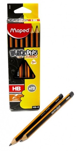 MAPED BLACK'PEPS JUMBO HB ceruzka