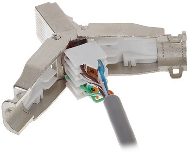 MODULÁRNA SAMOUPÍNACIA ZÁSTRČKA RJ45 FTP CAT.6A-RUČ