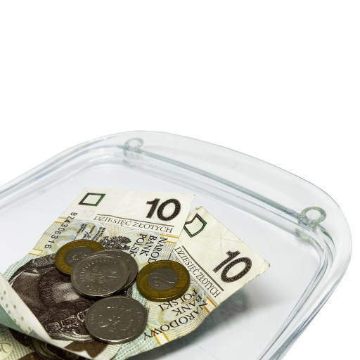 ZÁSOBNÍK NA PENIAZE ZÁSOBNÍK NA BANKOVKY MINCE VEĽKÉ