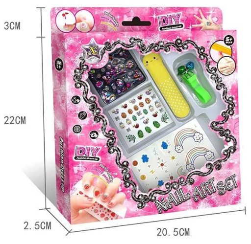 CREATIVE NAIL BEAUTY SET + NÁLEPKY