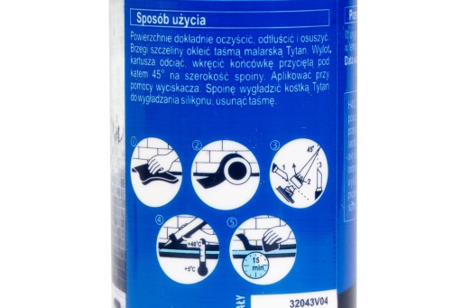 TITÁNOVÝ SANITÁRNY SILIKÓN BIELY PRE VLHKÉ ZÓNY EURO-LINE 280ML 1ks