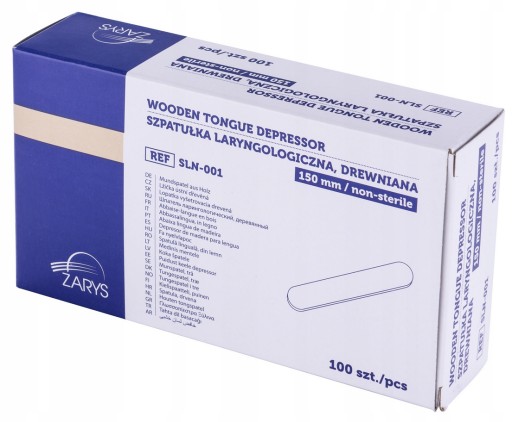 DREVENÁ ORL ŠPACHTA OBRYS 100 ks
