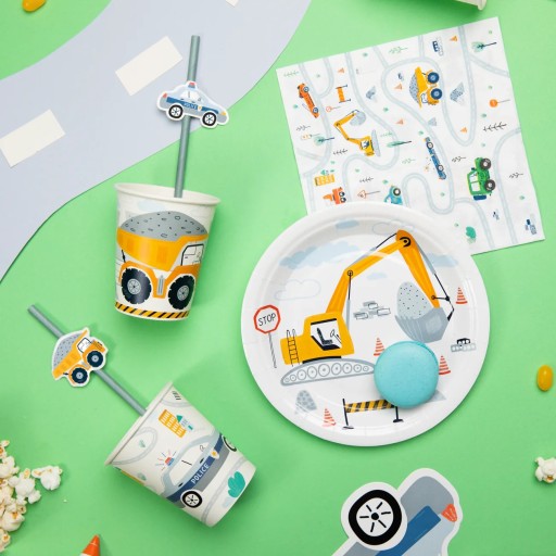 Papierové kelímky CARS CARS 220 ml 6 ks k narodeninám detí
