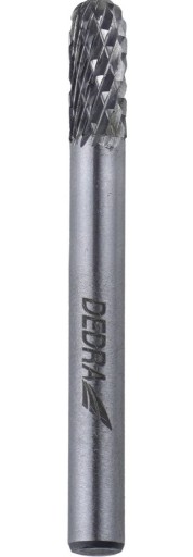 Zaoblená valcová stopková fréza DEDRA 07F620 C6x16mm, stopka 6mm