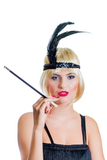 Cigarillo Retro Pipe FLAPPER Lady 20. roky 40. roky 20. storočia